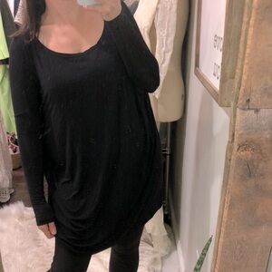 PIKO size medium black tunic top oversized
